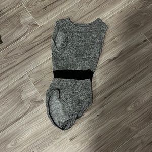 Grey leotard